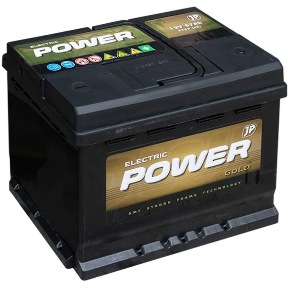 Electric Power Gold 67 Ah/ 640A(A) akkumulátor Jobb+
