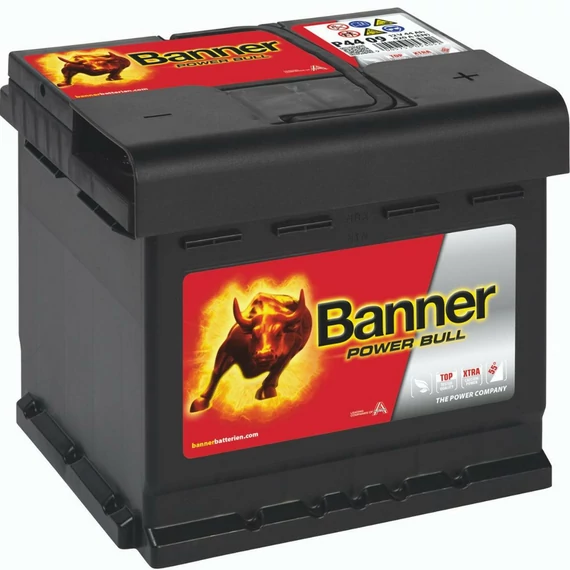Banner Power Bull P4409 44Ah/ 420 A akkumulátor Jobb +