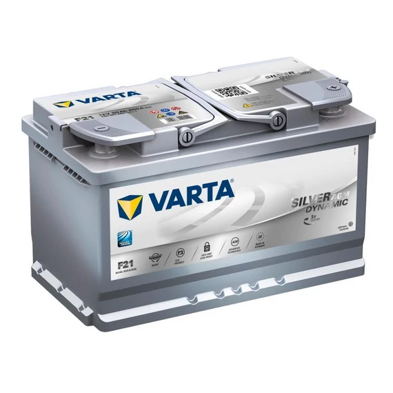 VARTA Silver Dynamic AGM 80 Ah/ 800 A akkumulátor jobb+