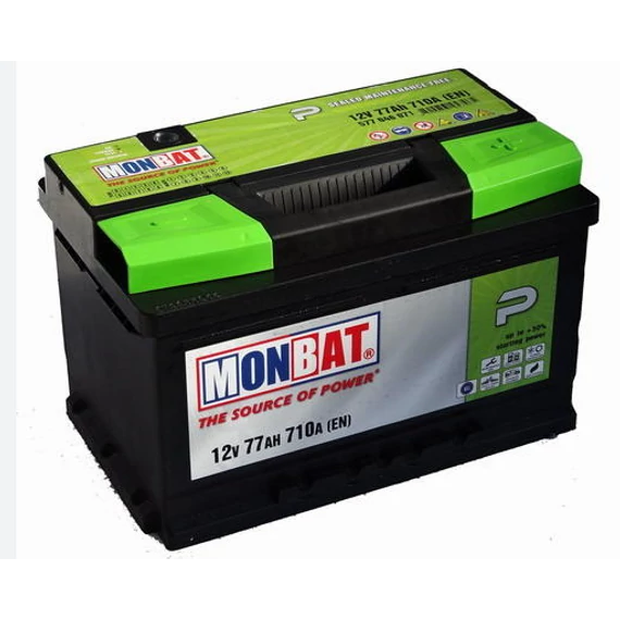 Monbat 77 Ah/ 710 A akkumulátor jobb+