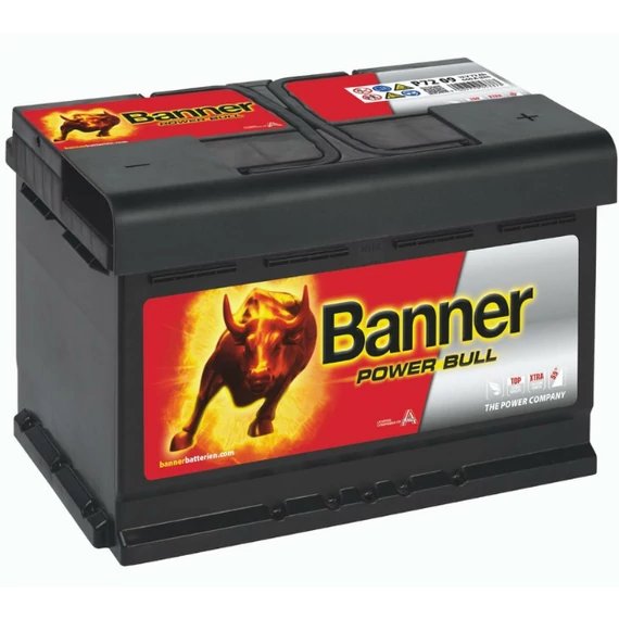   Banner Starting Bull P7209 72Ah/ 650 A akkumulátor Jobb +